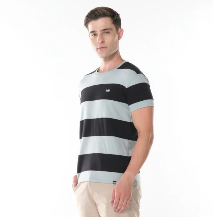 MENS' CUT AND SEW LOGO TEE