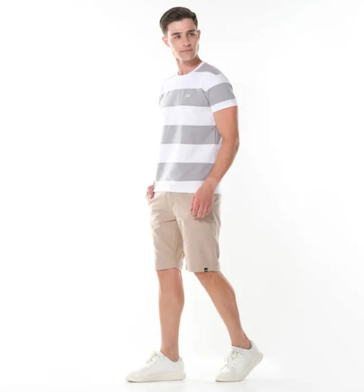 MENS' CUT AND SEW LOGO TEE