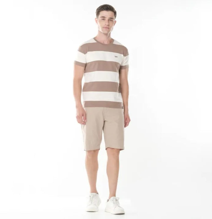 MENS' CUT AND SEW LOGO TEE