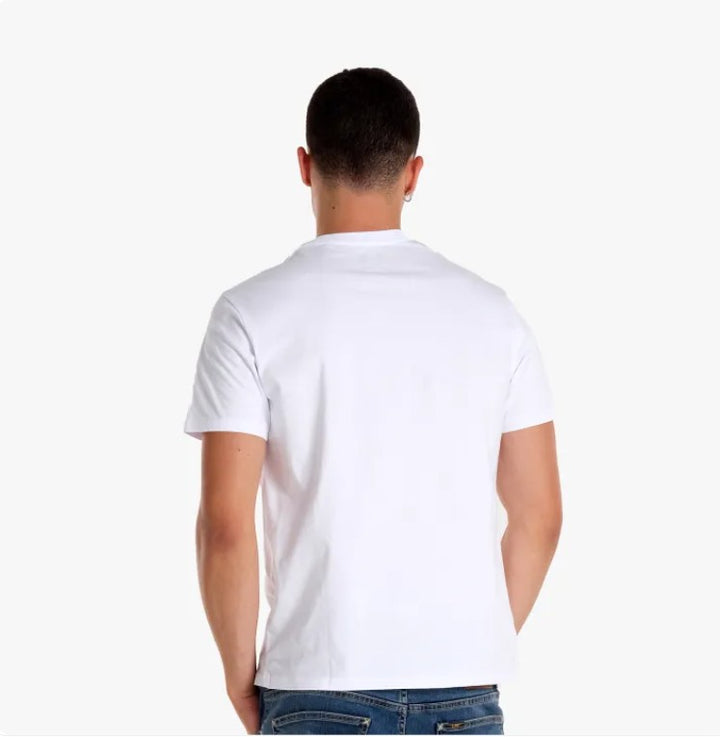 MENS' ROUND NECK EMBOSSED LOGO TEE