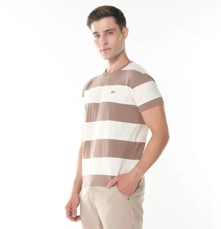 MENS' CUT AND SEW LOGO TEE