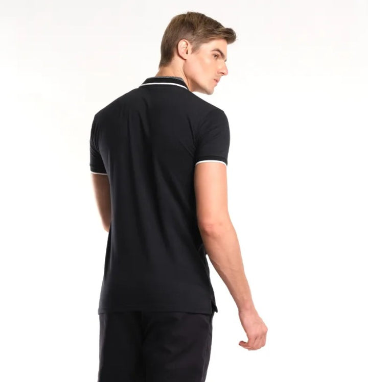 MENS KNITTED COLLAR SPORTSHIRT