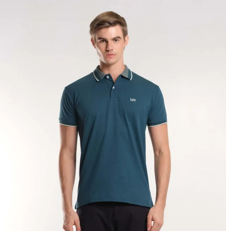 MENS KNITTED COLLAR SPORTSHIRT