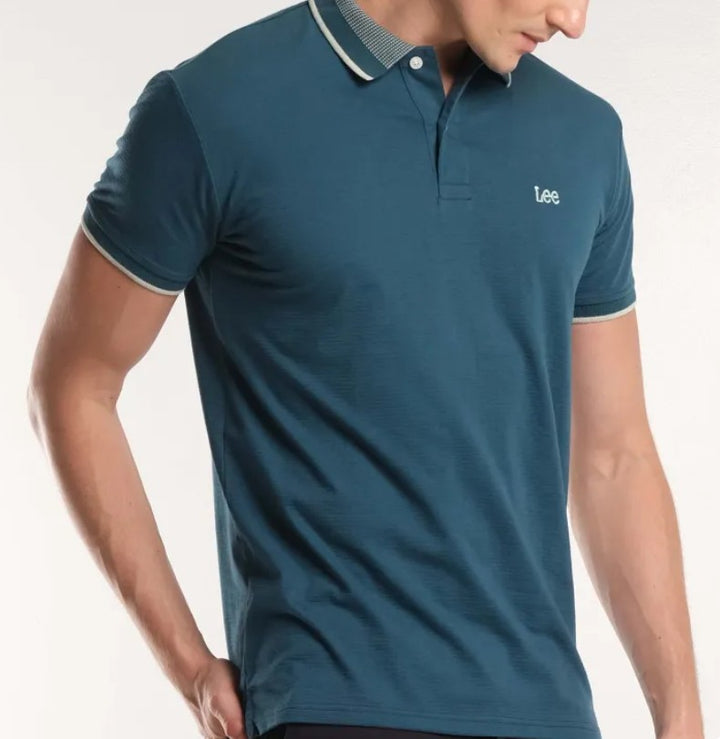 MENS KNITTED COLLAR SPORTSHIRT