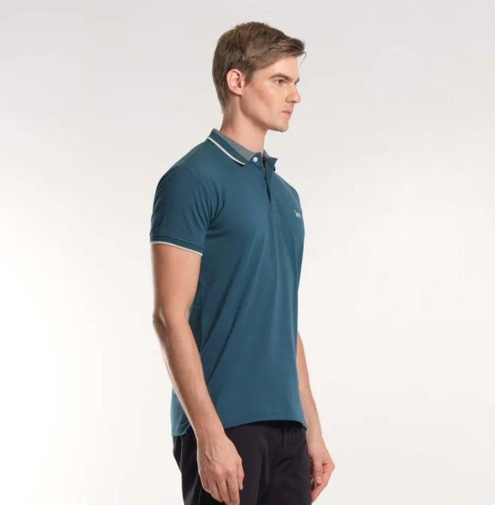 MENS KNITTED COLLAR SPORTSHIRT