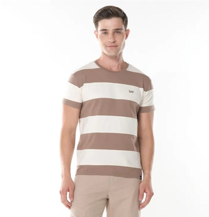 MENS' CUT AND SEW LOGO TEE