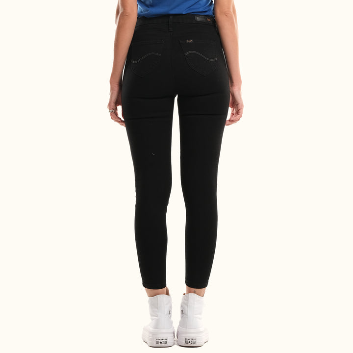 WOMENS ULTRA STRETCH JEANS IN BLACK RINSE