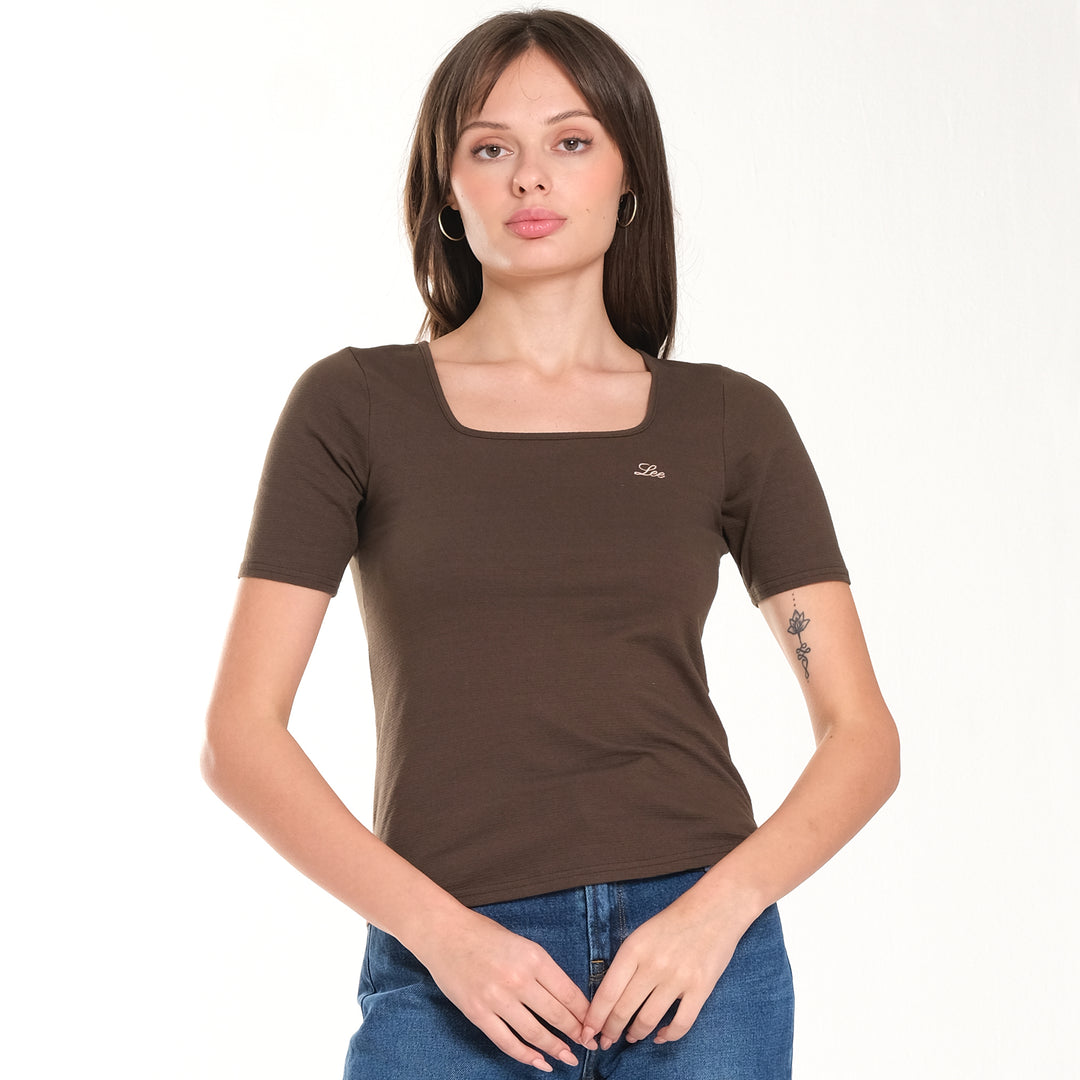 WOMENS MODIFIED SQUARE NECK TOP