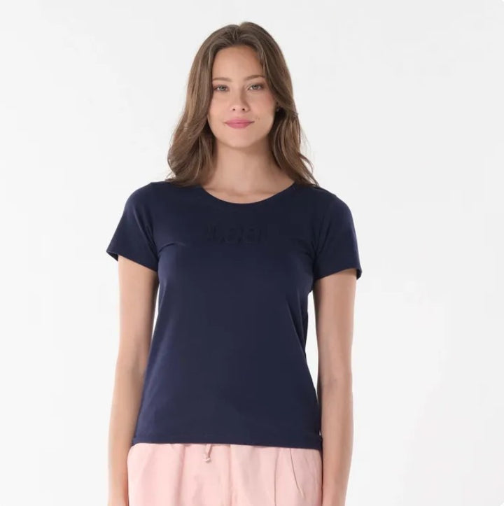 Lee Ladies Round neck with Embossed Logo Tee