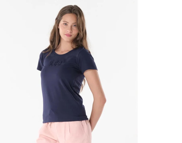 Lee Ladies Round neck with Embossed Logo Tee