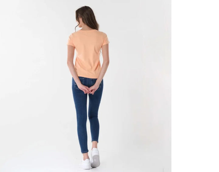 Lee Ladies Round neck with Embossed Logo Tee