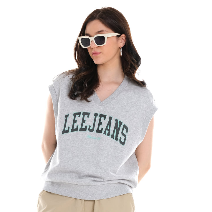 FITS 'EM ALL FRENCH TERRY VEST IN MELANGE GRAY (GENDERLESS)