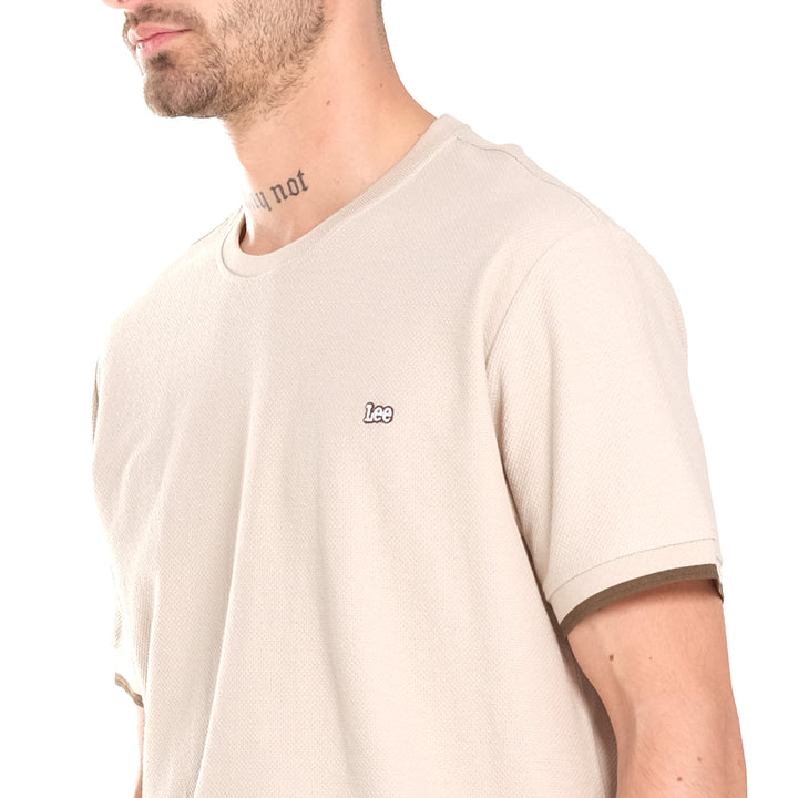 MENS' O-NECK SMALL LOGO TEE