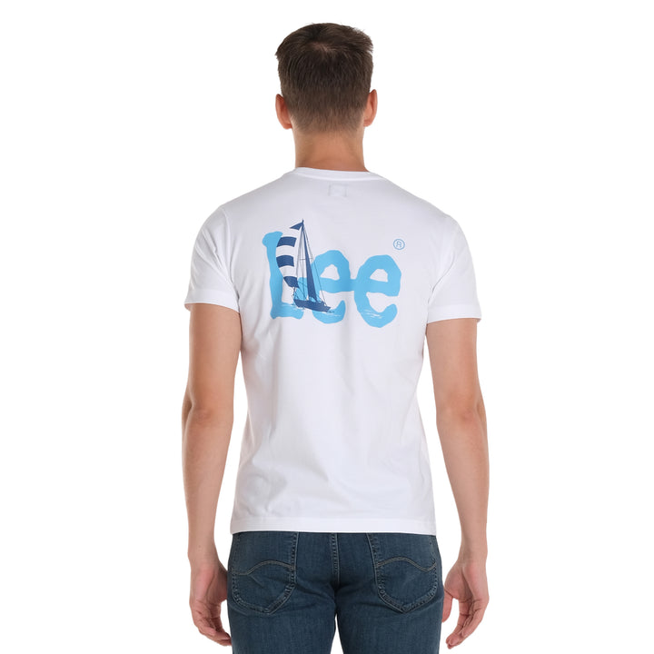 MENS' ROUNDNECK YACHT GRAPHIC LOGO TEE