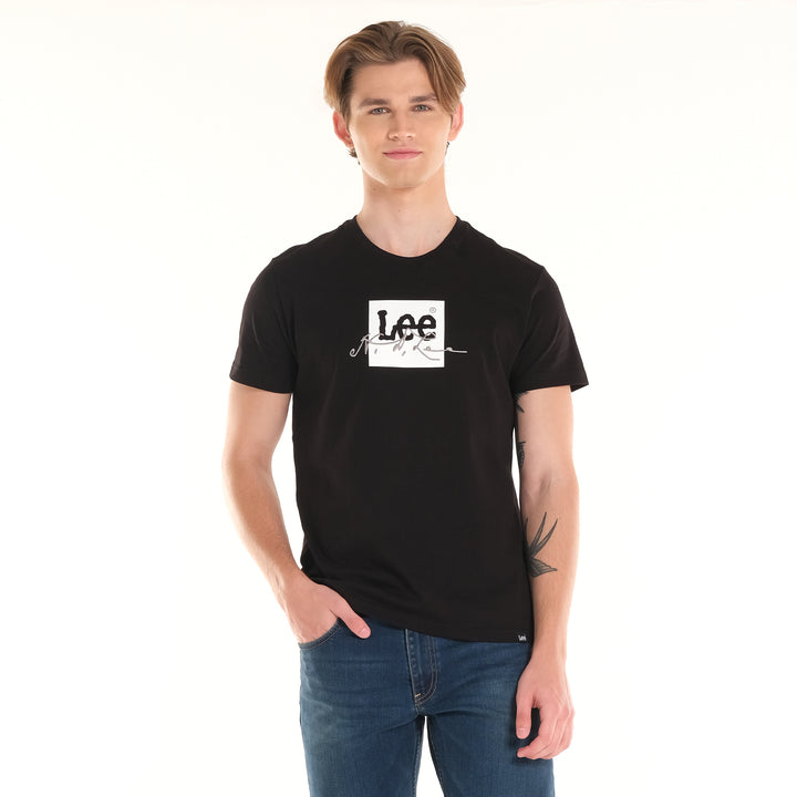 MENS' ROUNDNECK SCRIPT LOGO TEE