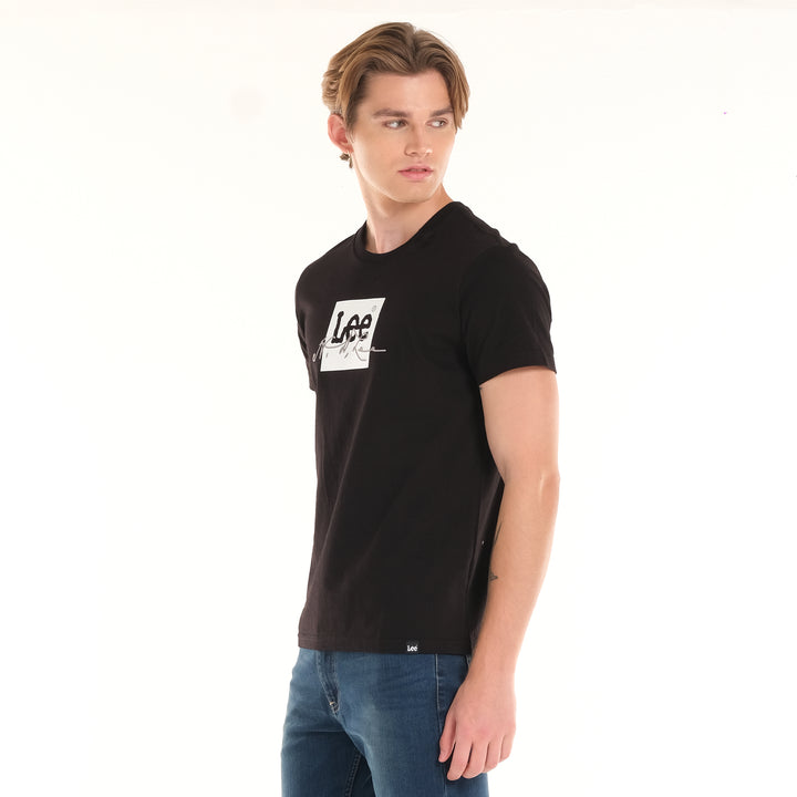 MENS' ROUNDNECK SCRIPT LOGO TEE
