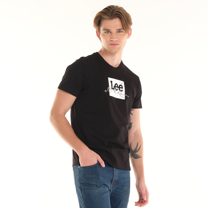 MENS' ROUNDNECK SCRIPT LOGO TEE