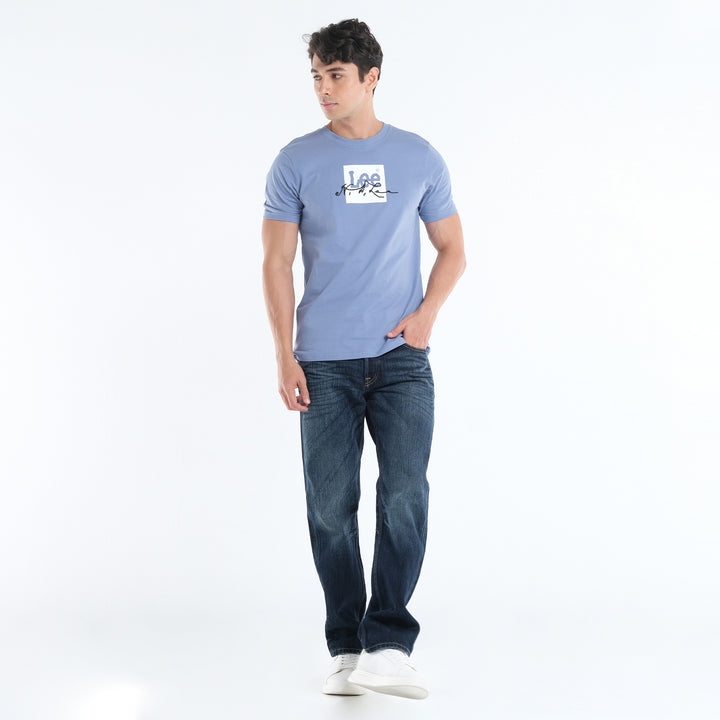 MENS' ROUNDNECK SCRIPT LOGO TEE