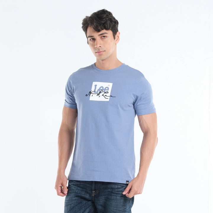 MENS' ROUNDNECK SCRIPT LOGO TEE