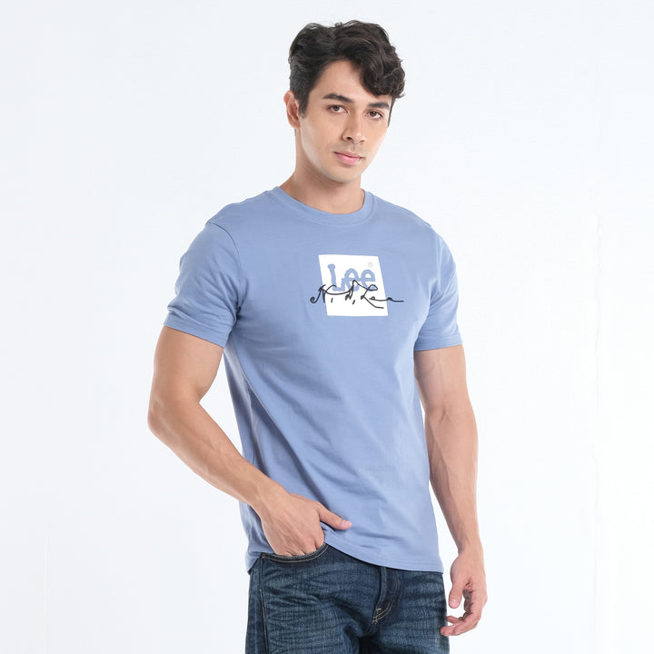 MENS' ROUNDNECK SCRIPT LOGO TEE