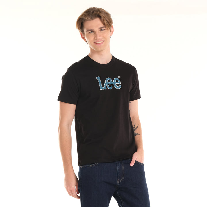 MENS' ROUNDNECK PRINTED LOGO TEE