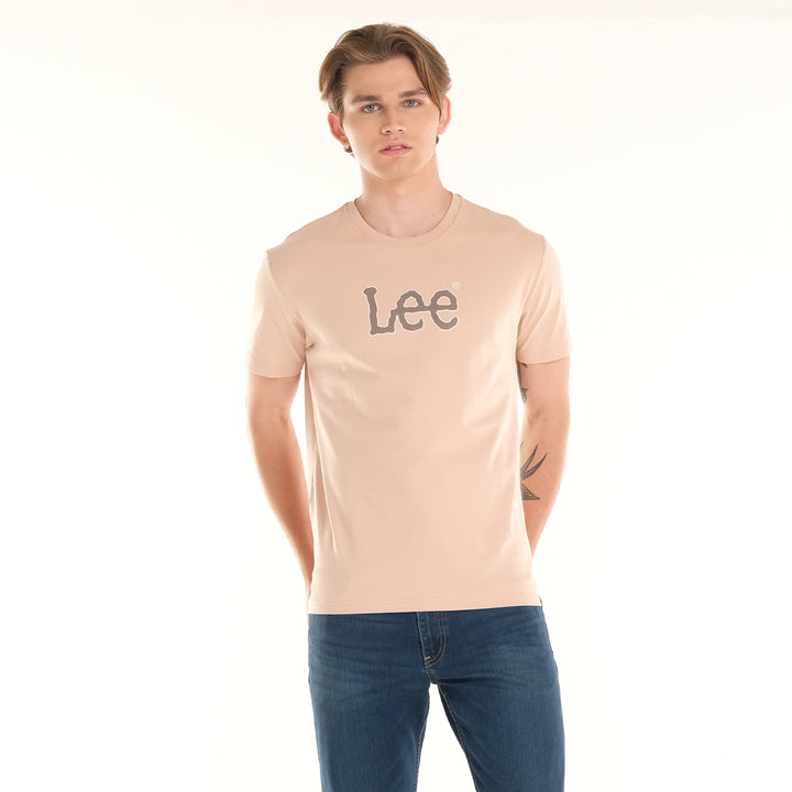 MENS' ROUNDNECK PRINTED LOGO TEE