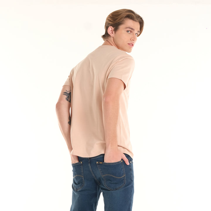 MENS' ROUNDNECK PRINTED LOGO TEE