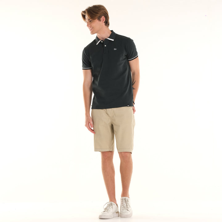 MENS STRIPED TRIM SPORTSHIRT