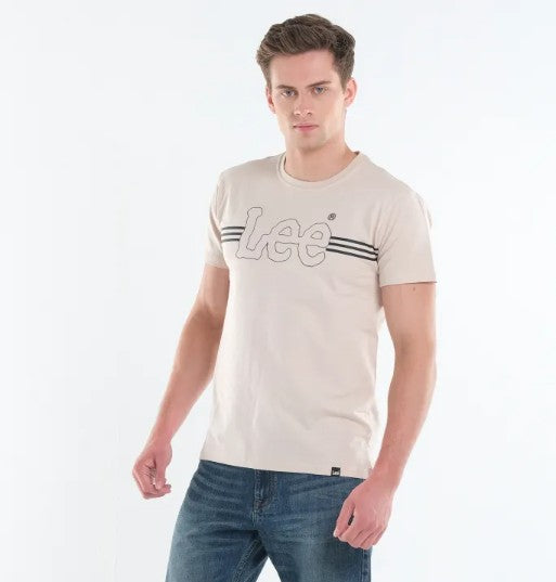 MENS' ROUND NECK LOGO TEE