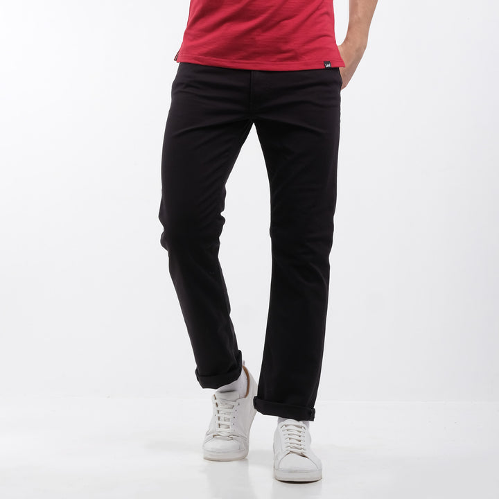 LEE MEN'S BROOKLYN STRAIGHT KHAKI PANTS - MID-RISE COLORED PANTS