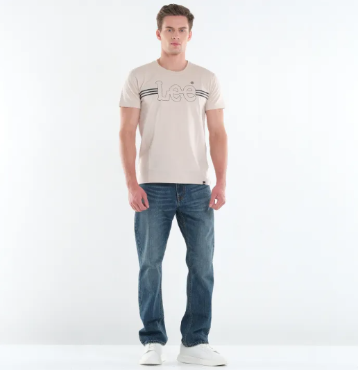 MENS' ROUND NECK LOGO TEE