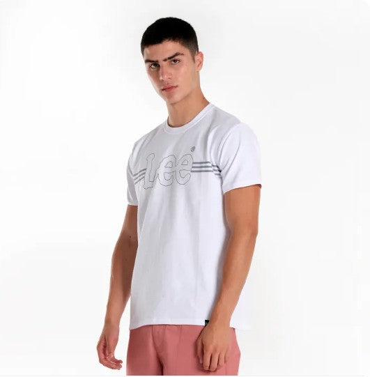 MENS' ROUND NECK LOGO TEE