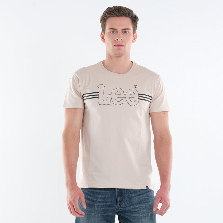 MENS' ROUND NECK LOGO TEE