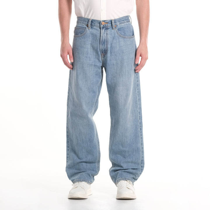 LEE MENS EASY RIDER; LOOSE STRAIGHT DENIM JEANS
