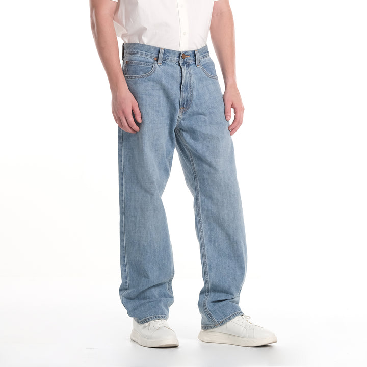 LEE MENS EASY RIDER; LOOSE STRAIGHT DENIM JEANS