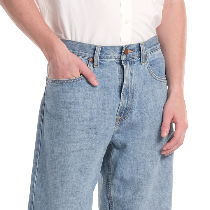 LEE MENS EASY RIDER; LOOSE STRAIGHT DENIM JEANS