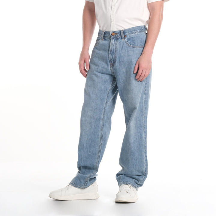 LEE MENS EASY RIDER; LOOSE STRAIGHT DENIM JEANS