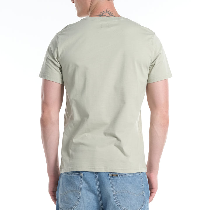 LEE MENS ROUND NECK TEE WITH HI-FREQUENCY LOGO PRINT