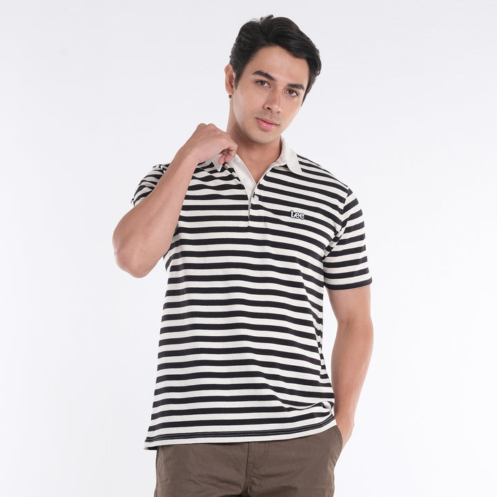 MEN'S STRIPES POLO SHIRT