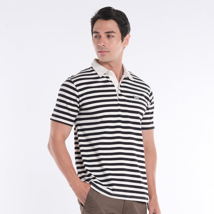 MEN'S STRIPES POLO SHIRT