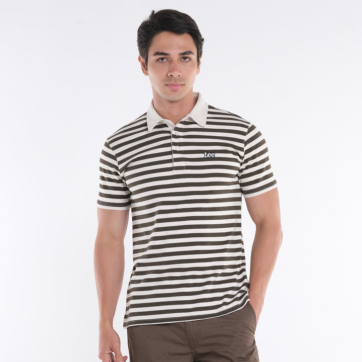 MEN'S STRIPES POLO SHIRT