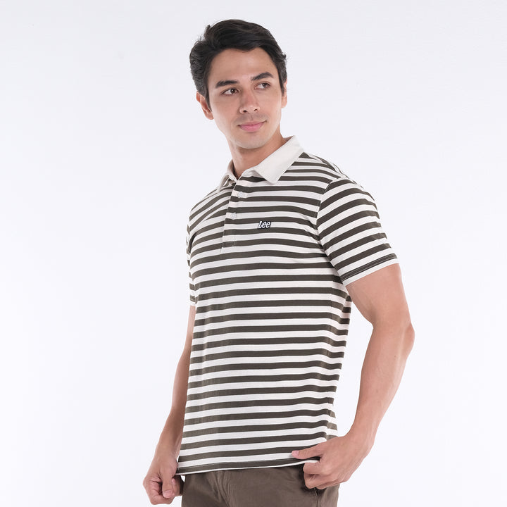 MEN'S STRIPES POLO SHIRT