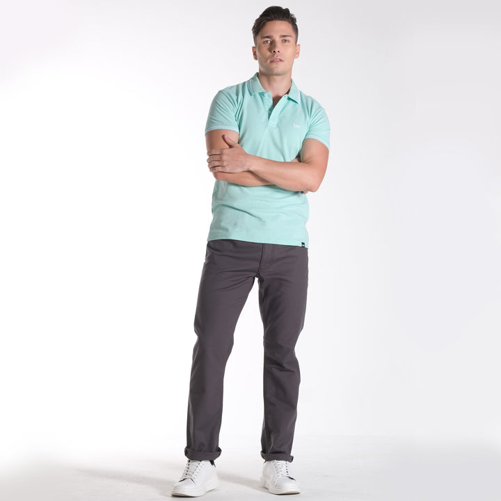 LEE MEN'S BROOKLYN STRAIGHT KHAKI PANTS - MID-RISE COLORED PANTS