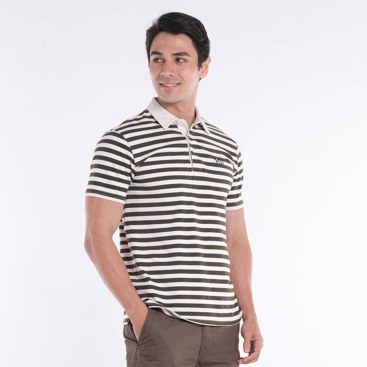 MEN'S STRIPES POLO SHIRT