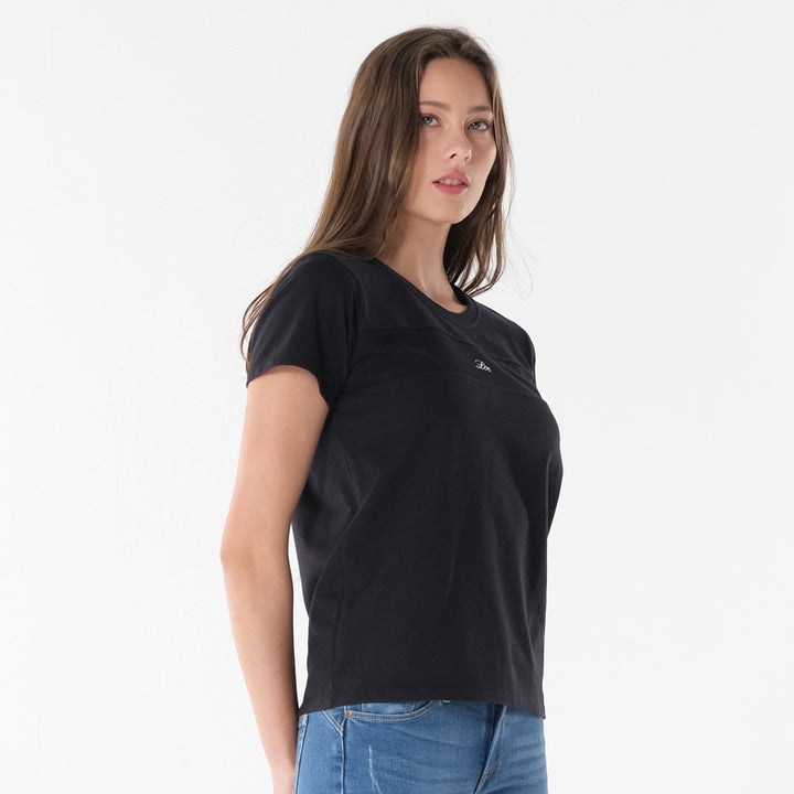 LEE LADIES CUT & SEW ROUND NECK BASIC TEE