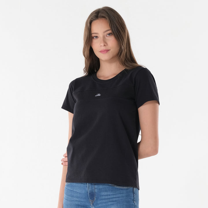 LEE LADIES CUT & SEW ROUND NECK BASIC TEE