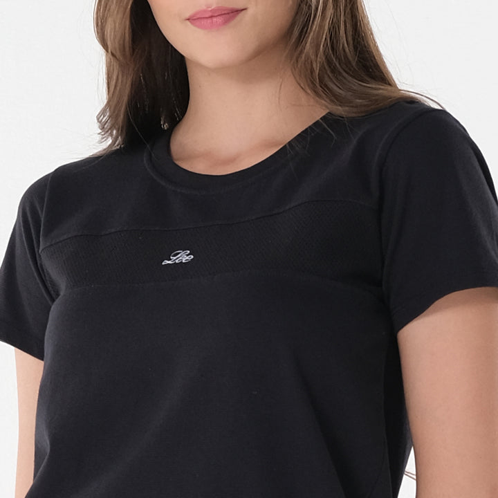 LEE LADIES CUT & SEW ROUND NECK BASIC TEE