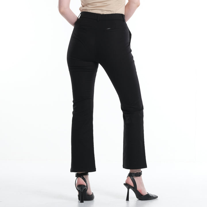 LEE WOMENS HIGH WAIST FLARE TROUSER