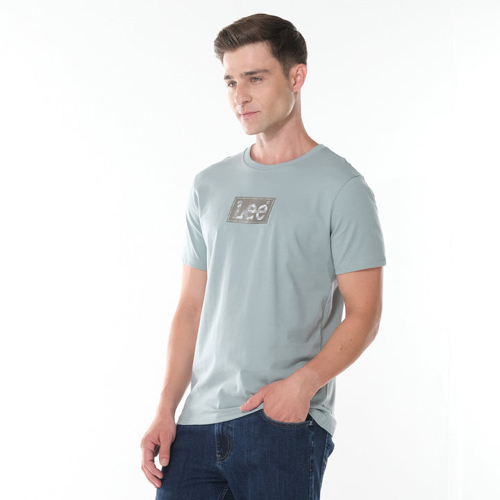 LEE MENS ROUNDNECK LOGO TEE
