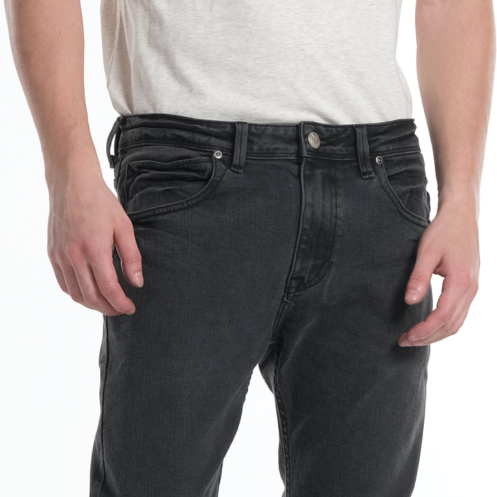 LEE MENS MALONE SKINNY DENIM JEANS IN MOTO GREY